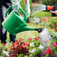 Garden Hose or Watering Can - Gardening tools names with pictures